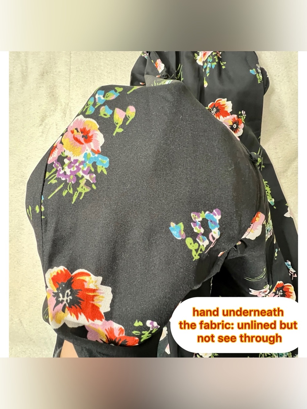 Missguided black floral maxi dress US women’s 8 UK 12 NWOT - Picture 15 of 16